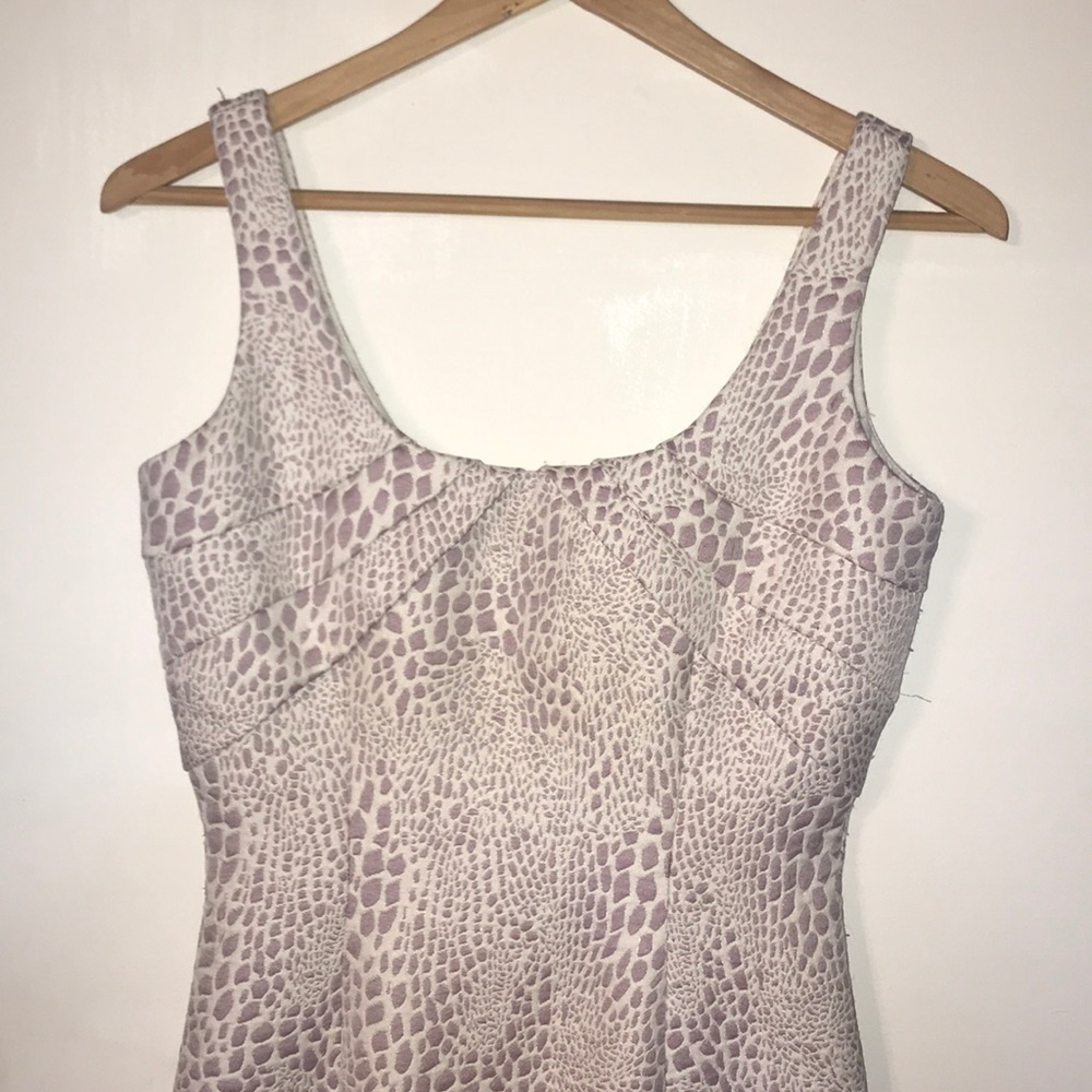 Violet leopard dress